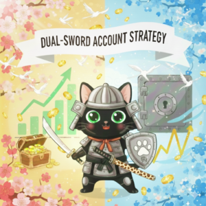 【攻めと守り】メンタルを整える「二刀流口座戦略」で資産を最大化する方法