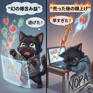 【目から鱗】「幻の含み益」と「売った後の爆上げ」の後悔を、完全に消し去ってあげるﾆｬﾝ(ФωФ)🐾💕